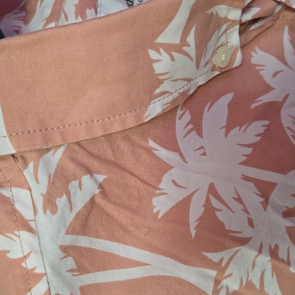 Goodfellow & Co Men's Coral Palm Print Shirt - Picture 3 of 10